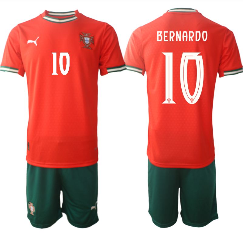 Men 2025-2026 Season Portugal home red 10 Soccer Jerseys